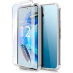 Coque Cool Silicone 3D pour Xiaomi Redmi Note 12 Pro 5G (Transparent Avant + arrière)