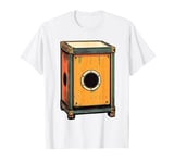 Cajon Music Instrument Motif Art Cajon T-Shirt