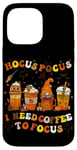 iPhone 14 Pro Max Halloween Coffee Hocus Pocus I Need Coffee To Focus Case