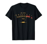 Volume VU Meter Vintage Audio Engineer Recording T-Shirt