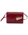 DKNY Women's alison convertible clutch Shoulder bag, red, Medium