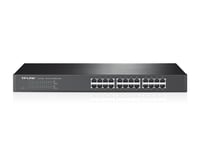 Tp-Link Tl-Sf1024, Ohanterad, Fast Ethernet (10/100), Full Duplex, Rackmontering, 1U