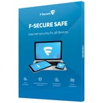 F-Secure Safe virustorjunta (7 lisenssiä, 12kk)