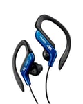 JVC, Ecouteurs Clip Oreille Sport réglable pour Un Ajustement Parfait, HA-EB75-AN-U (Bleu)