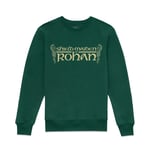 Lord Of The Rings The War of Rohirrim Sheild Maiden Of Rohan Sweatshirt - Green - XL