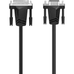 Câble adaptateur Hama DVI / VGA Fiche mâle DVI-I 18+5 pôles, Fiche mâle VGA 15 pôles 1.50 m noir 00200714 Câble DVI