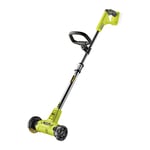 RYOBI - Nettoyeur de Sol Sans Fil 18V ONE+ - Utilisations Terrasses en Bois et Carrelage - Poignée Ergonomique et Tube Télescopique - Livré avec 1 Brosse Métallique - RY18PCA-0