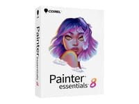 Corel Painter Essentials - (V. 8) - Licens - 1 Användare - Esd - Win, Mac - Engelska, Tyska, Franska