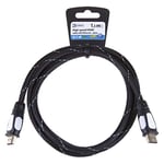 Les eMOS hDMI High Speed 1.4 1,5 m, fiche sL0301 Nylon