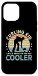 Coque pour iPhone 14 Pro Max Curling Curler pour enfants Funny Curling