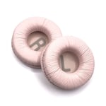 Earpads Coussinets de Rechange Coussinets d'oreille Oreillette de Remplacement Coussins en Mousse pour Casque Jabra Jabra MOVE Wireless Evolve 20se 30II Cuir froissé + Éponge ordinaire, Rose