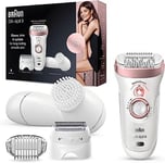 Braun Silk-épil 9 Epilator Hair Removal, Includes Facial Cleansing Brush High F