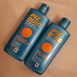 2 x 200 ml Piz Buin After Sun Tan Intensifying Moisturising Lotion Vitamin E