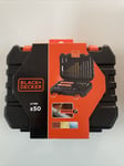 Black + Decker A7188 Drill and Screwdriver Bit Set 50-Piece