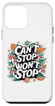 Coque pour iPhone 12 mini Can't Stop Won't Stop Motif champignon