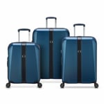 Delsey Paris Promenade Hard 2.0 4 roulettes Set de valises 3 pièces blau (TAS012377)