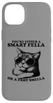 Coque pour iPhone 14 Plus Lunettes de soleil rétro Smart Fella Cat Graphic