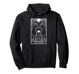 Tarot Card Mystic Cats | The Lovers Couples Valentines Day Pullover Hoodie