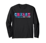 Grease Text Art It's The Word! Long Sleeve T-Shirt