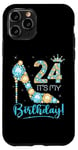 iPhone 11 Pro 24 It's My Birthday 24 Years Old 24th Birthday Girl Lady Case