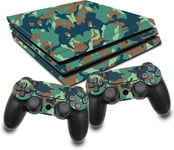 Design Cover Rx022 Lot De Films De Protection Autocollants En Vinyle, Anti-Rayures, Pour Boîtier De Console De Jeux Et De Manettes (Ps4 Pro, N° 15, Camouflage)