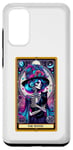 Coque pour Galaxy S20 Witch Black Cat Tarot Carte Squelette Skelly Magic Spell Wicca