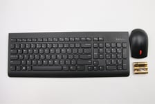 Lenovo ThinkStation P340 Wireless Keyboard Mouse US Europe Black 01AH863