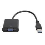 New USB 3.0 To VGA Adapter Cable 1920x1080 Video Converter 5.0Gbps For