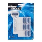 Razor GILLETTE Mach 3 Turbo + 9 vaihdettavaa kasettia