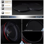 ZOMEI 40.5mm Slim UV UltraViolet filter lens protecter for Canon Nikon Sony DSLR