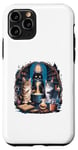 Coque pour iPhone 11 Pro Whiskered Wizardry : Cats Magic & Meows