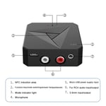 BT 5.0 Receiver Transmitter 2 In 1 Car 3.5AUX Phone Wireless Adapter For NFC Kit