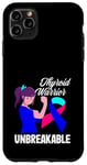 Coque pour iPhone 11 Pro Max Thyroid Cancer Awareness Thyroid Warrior Incassable