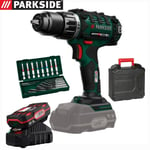 Parkside 20V Cordless Drill Driver Set - With Battery & Charger. Brand New