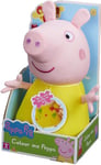 Peppa Pig Colour Me Peppa, Preschool Soft Toy, Creative Play, Gift For 3-5 Year Old