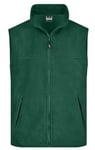 Gilet Sans Manches Bodywarmer Polaire Homme - Jn045 - Vert Foncé