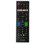 IHANDYTEC L1346V SHARP TV Replacement remote – Works with SHARP televisions (LED,LCD,Plasma) – Ideal TV replacement remote control with same functions as the original SHARP remote - black