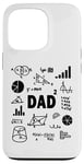 Coque pour iPhone 13 Pro Dad Squared Second Time Dad Math Second Power Father