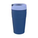 KeepCup Traveller, Reusable Travel Mug - Vacuum Insulated Stainless Steel Cup with Leakproof Sipper Lid - 16oz/454ml - Gloaming