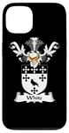 Coque pour iPhone 13 Armoiries White - Blason de la famille