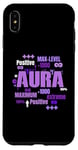 Coque pour iPhone XS Max Graphique violet Max Aura Purple Color