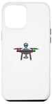 Coque pour iPhone 12 Pro Max Design drôle de pilote de drone extraterrestre OVNI.