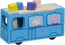 Peppa Pig Wooden School Bus