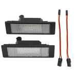 2 st/set Bil LED-skyltbelysning för -bmw E81 E87 E63 E64