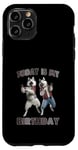 Coque pour iPhone 11 Pro Aujourd'hui, c'est mon anniversaire, Husky Friends Fun