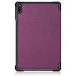 (violetti) Huawei MatePad 11 -kotelolle 2021 DBY-W09 2023 2022 SE 10 4 AGS5-L09 ohut PU-nahkainen tabletin suojus Huawei MatePad 10.4 BAH3-L09 -tietokoneen kuorille ja kuorille