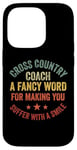 iPhone 14 Pro Cross Country Coach Appreciation Running Coach Men Women Case