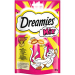 Dreamies Mix Cat Treats 60 g - Ekonomipack: Ost + Nötkött (6 x 60 g)