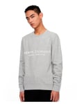 Armani Exchange A|x Pull City Sweatshirt Maillot de survêtement, Gris, XL Homme