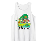 Christmas Scooby Doo Mystery Machine Gang Tree on Van Tank Top